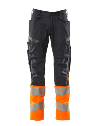 19679-236 Broek met kniezakken