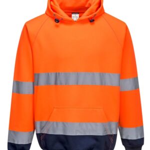 B316 - Tweekleurig sweatshirt met capuchon