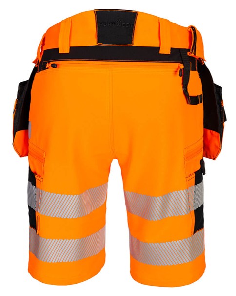 DX446 - DX4 Hi-Vis korte broek met holsterzakken - Afbeelding 2