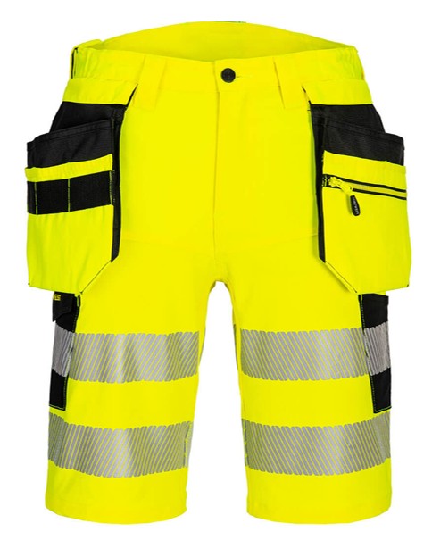 DX446 - DX4 Hi-Vis korte broek met holsterzakken - Afbeelding 4