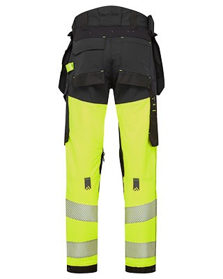 EV442 - EV4 Hi-Vis stretch broek met afneembare holsterzak klasse 1 - Afbeelding 3