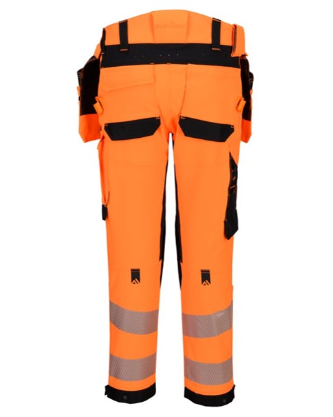 EV448 - EV4 Hi-Vis stretch broek met afneembare holsterzak klasse 2 - Afbeelding 2