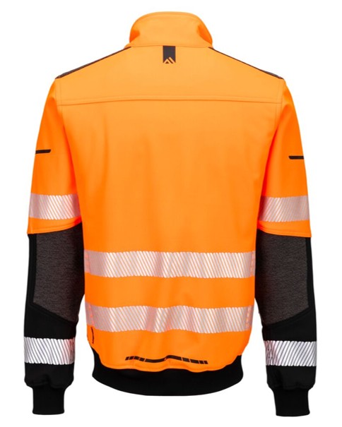 EV468 - EV4 Hi-Vis softshell bomberjack (3L) - Afbeelding 2