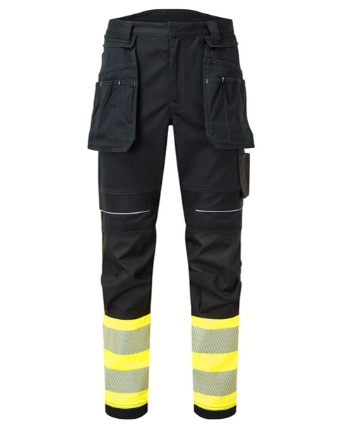 FR416 - PW3 FR Modaflame Hi-Vis Klasse 1 Broek met Holsterzakken