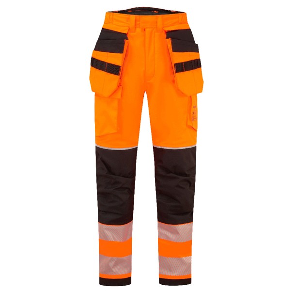FR427 - PW3 Vlamvertragende Modaflame Hi-Vis winterbroek met holsterzakken