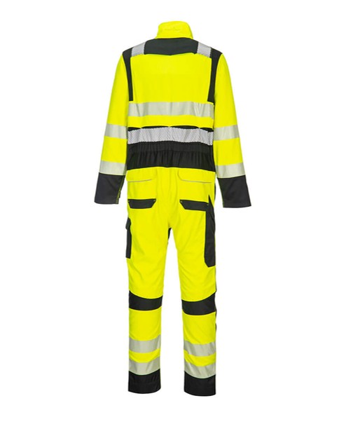 FR507 - PW3 Vlamvertragende Modaflame Hi-Vis Overall.v - Afbeelding 2