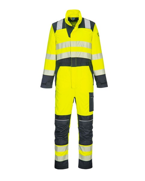 FR507 - PW3 Vlamvertragende Modaflame Hi-Vis Overall.v - Afbeelding 3