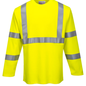 FR96 - Vlamvertragende Modaflame HiVis T-Shirt met Lange Mouw