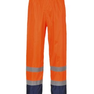 H444 - Hi-Vis Klassieke Tweekleuren Regenbroek