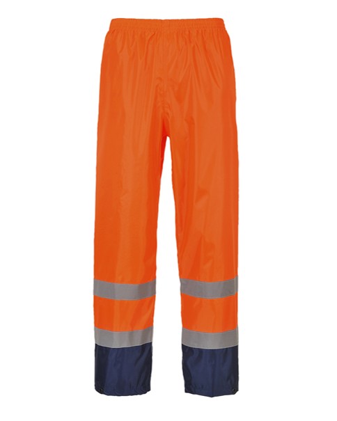 H444 - Hi-Vis Klassieke Tweekleuren Regenbroek