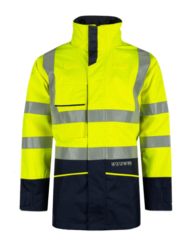 Hedland Vlamvertragende, antistatische high-vis regenjas
