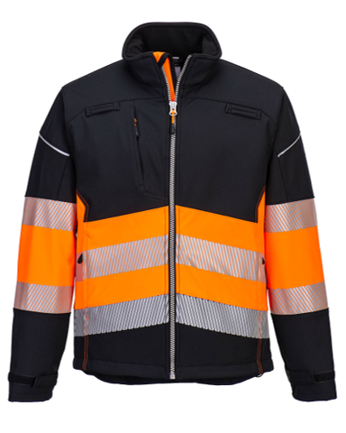 PW375 - PW3 Hi-Vis Softshell jack (3L) Klasse 1