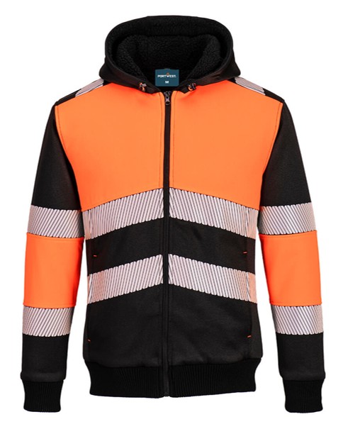 PW377 - PW3 Klasse 1 Winterhoodie met rits
