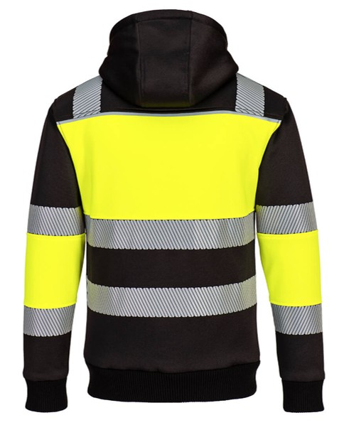 PW377 - PW3 Klasse 1 Winterhoodie met rits - Afbeelding 3