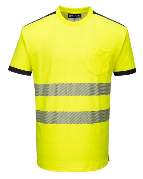 T181 - PW3 Hi-Vis Vision T-Shirt Korte Mouw - Afbeelding 4