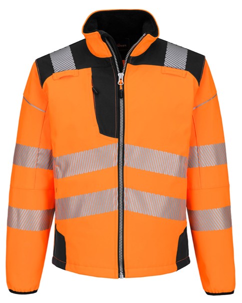 T402 - PW3 Hi-Vis softshell aansluiting