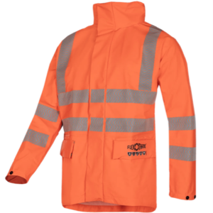 Wilkie Vlamvertragende, antistatische high-vis regenjas