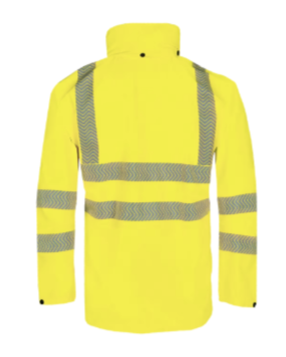 Wilkie Vlamvertragende, antistatische high-vis regenjas - Afbeelding 3